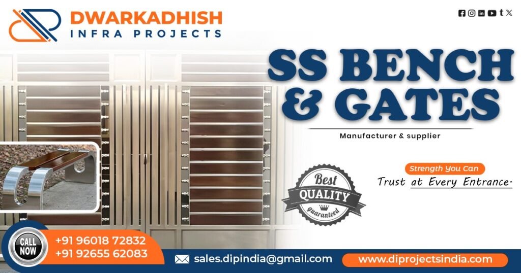 Stainless Steel Bench and Gates in Rajasthan