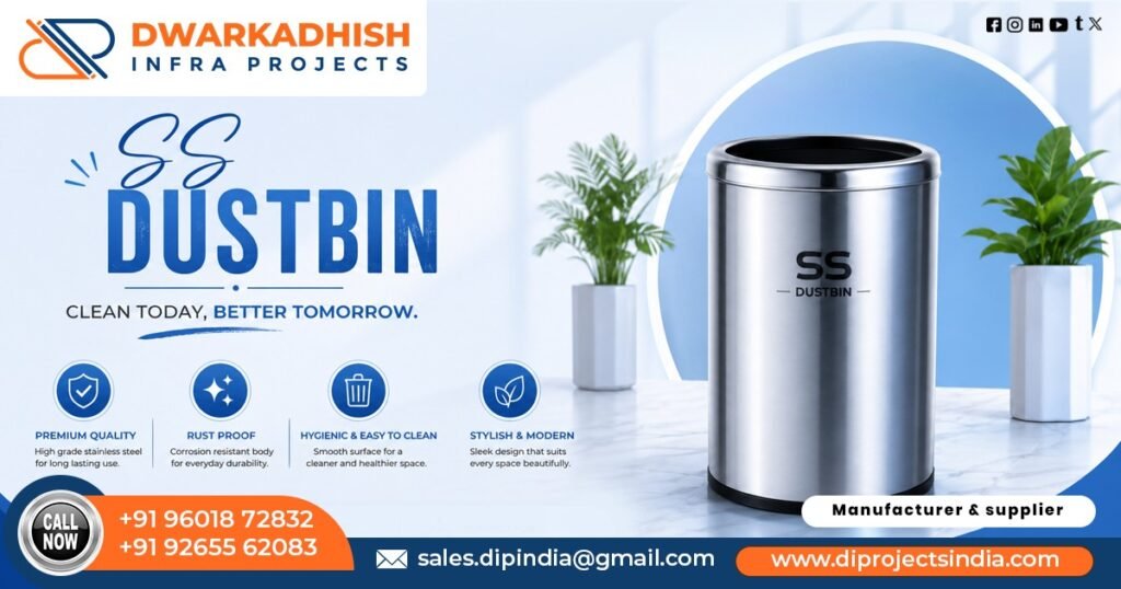 SS Dustbin with Stackable Stand in Chhattisgarh