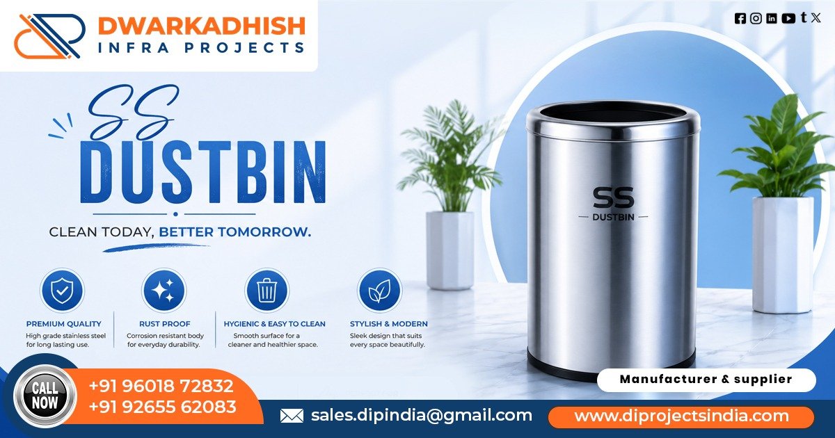 SS Dustbin with Stackable Stand in Chhattisgarh