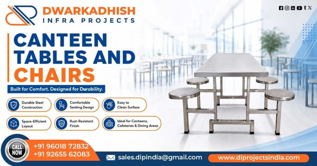 Canteen Table and Chairs in Chhattisgarh